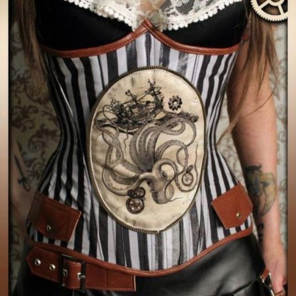 Kraken Underbust Corset by Dr. Frankenstein